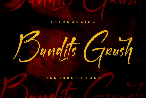 Bandits Grush: The Handwritten Font for Scroll-Stopping Brands