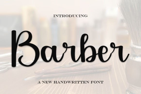 Barber Font: The Handwritten Typeface for Scroll-Stopping Brands