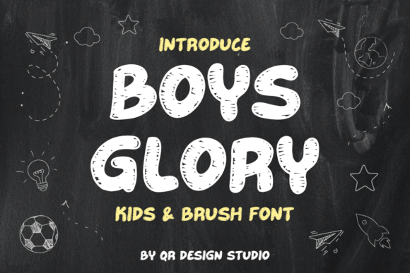 Boys Glory Font Review: A Playful Typeface for Branding