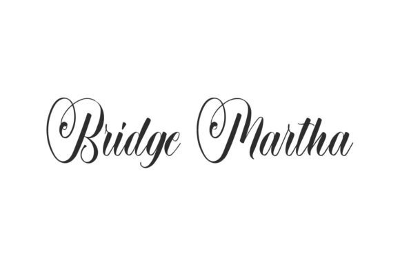 Bridge Martha: The Elegant Script Font for Handmade Brands