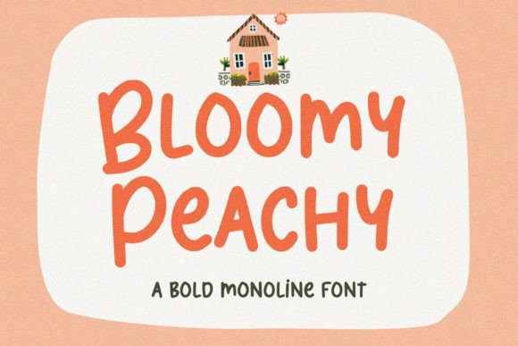 Bringing Bloomy Peachy Font to Life in Handmade Shops