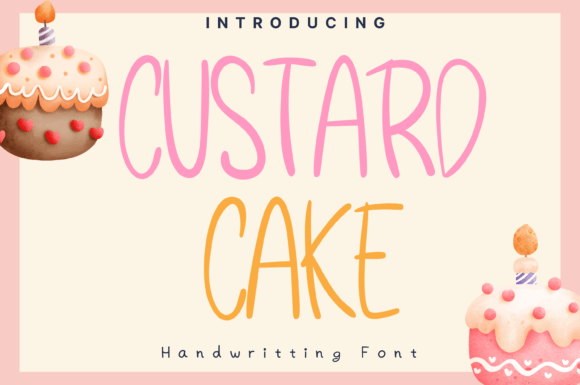 Custard Cake Font Review: A Whimsical Typeface for Web Design