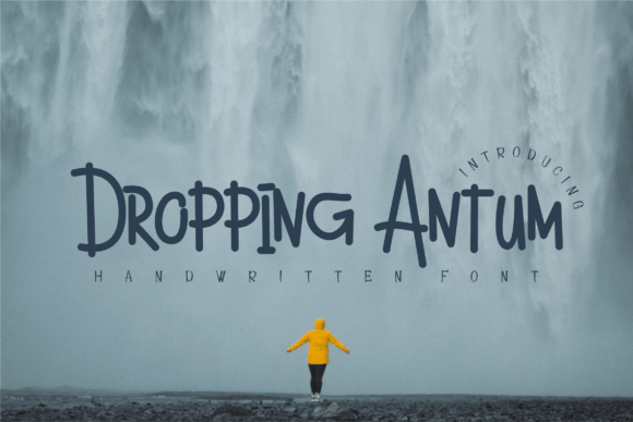 Dropping Antum: A Handwritten Font for Authentic Branding