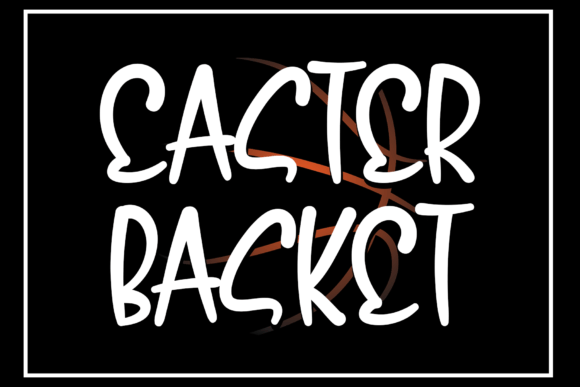 Easter Basket Font: A Handwritten Typeface for Small Business Branding