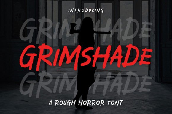 Grimshade: A Rough Horror Font for Modern Maker Brands