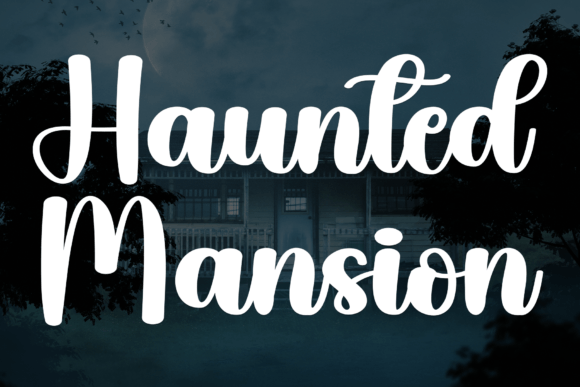 Haunted Mansion Font Review: A Sweet Handwritten Typeface