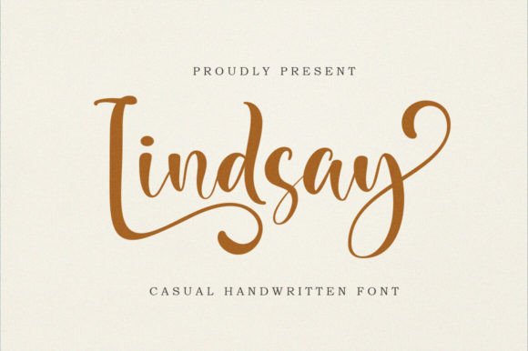 Lindsay: An Elegant Script Font for Branding Projects