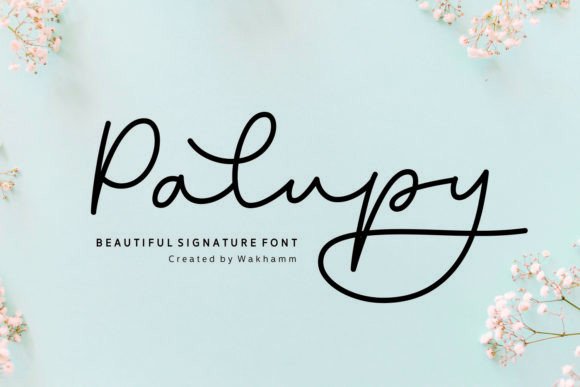 Palupy: A Modern Handwritten Font for Editorial Design