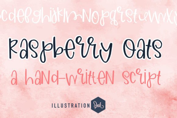 Raspberry Oats: The Perfect Handwritten Font for Crafters