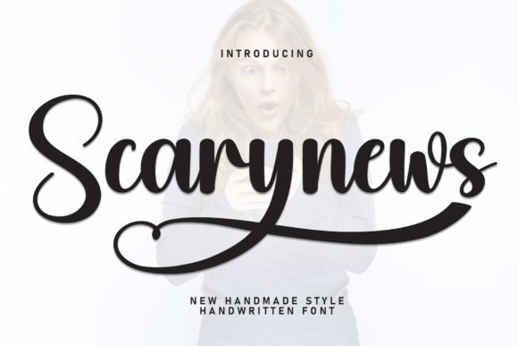 Scarynews: The Handwritten Font That Elevates Your Brand