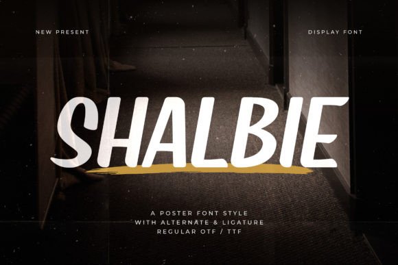 Shalbie: A Bold Typeface for Memorable Brand Identity