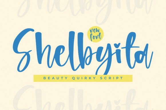 Shelbyita Font Review: A Quirky Script for Bold Campaigns