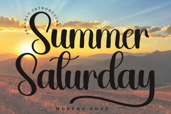 Summer Saturday Font: Elevate Your Campaign Visuals