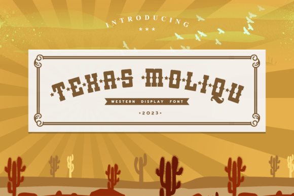 Texas Moliqu: A Bold Display Font for Web Headers