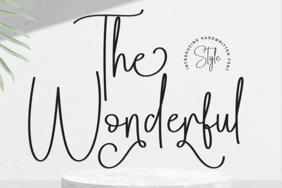 The Wonderful: A Timeless Handwritten Font for Editorial Design
