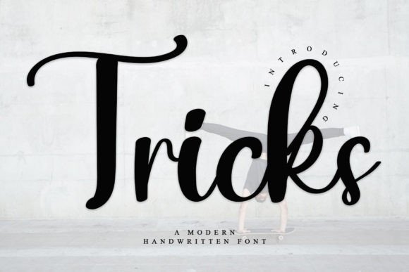 Tricks: A Handwritten Font for Professional Branding